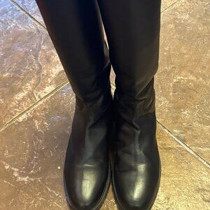 BLACK MENS TUFFRIDER LEATHER RIDING BOOTS SIZE 13M